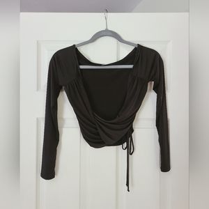 Scrunch Crop top from Silence + Noise